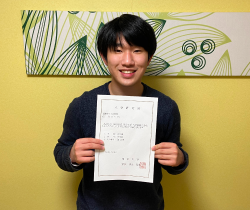 現役合格 M.Kくん